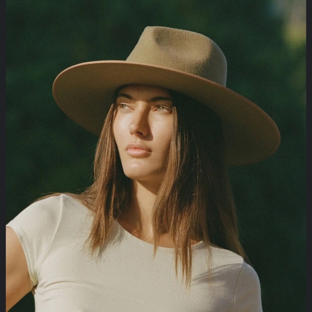 HP Lack of Colour Teak Rancher Hat Wool - Picture 2 of 4